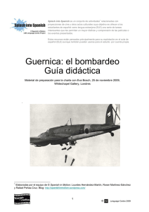 Guernica: el bombardeo Guía didáctica