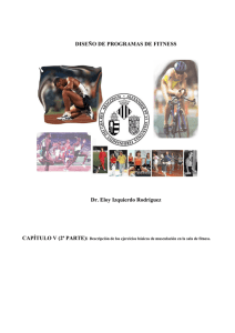 DISEÑO DE PROGRAMAS DE FITNESS Dr. Eloy