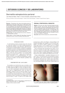 ESTUDIOS CLÍNICOS Y DE LABORATORIO Dermatitis