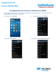 Configuración de Correo en Android con IMAP