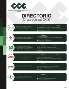 DIRECTORIO - Consejo Coordinador Empresarial Puebla