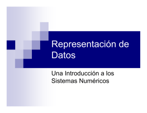 Representación de Datos