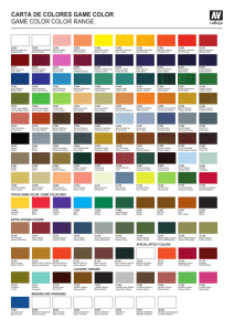 carta de colores game color game color color range