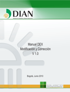 Manual DEX corrección y modificación