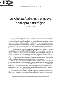 La Alianza Atlántica y el nuevo concepto estratégico