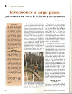 Inversiones a largo plazo: