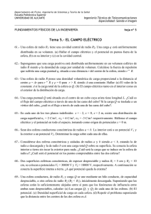 Tema 5.- EL CAMPO ELÉCTRICO - RUA