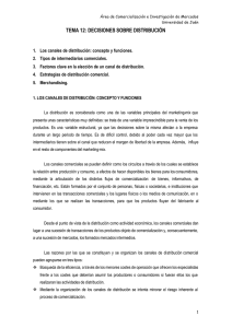 tema distribución - Universidad de Jaén
