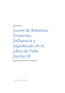 Luces de Bohemia - Aula virtual de lengua y literatura Bachillerato