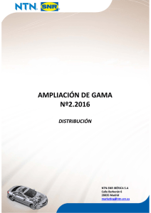 Ampliación de gama 02.2016 - NTN