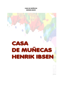 CASA DE MUÑECAS HENRIK IBSEN