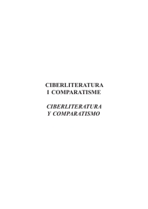 Ciberliteratura i comparatisme - Pontificia Universidad Javeriana