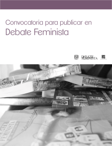 Convocatoria para publicar en Debate Feminista