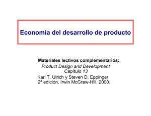 Product Development Economics