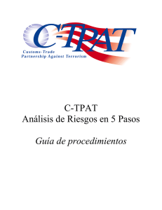 Programa C-TPAT Análisis de riesgos en 5 pasos