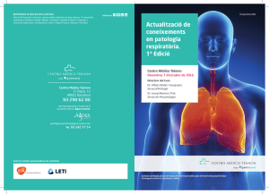 Actualització de coneixements en patologia respiratòria. 1ª Edició