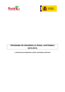 programa de desarrollo rural sostenible (2010-2014)