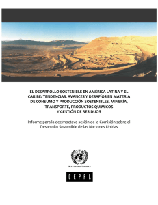 el desarrollo sostenible en américa latina y el