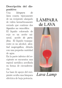 LÁMPARA de LAVA Lava Lamp