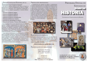 historia - Universidad Complutense de Madrid