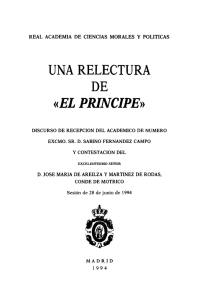 el principe - Real Academia de Ciencias Morales y Políticas