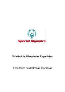 Bienvenido a Olimpiadas Especiales Voleibol