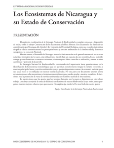 Los Ecosistemas de Nicaragua y su Estado de Conservación