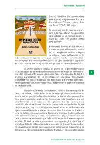 Un pueblo entero para educar - Revista Iberoamericana de Educación