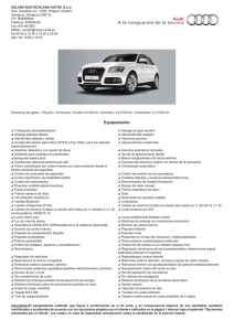 Equipamiento - Audi Solano