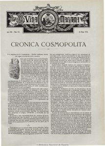 crónica cosmopolita - Hemeroteca Digital