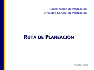 Ruta de Planeación - Dirección General de Planeación