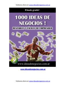 1000 ideas de negocios rentables y fáciles de emprender