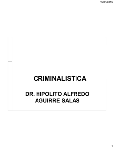 CRIMINALISTICA