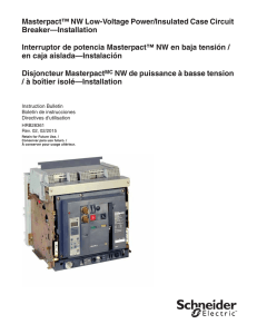 Masterpact™ NW Low-Voltage Power/Insulated Case Circuit Breaker