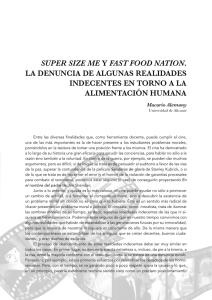 pdf "Super size me y Fast food nation".
