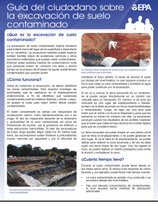 Guía del ciudadano sobre la excavación de suelo - CLU-IN