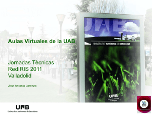 Aulas Virtuales de la UAB - Más información