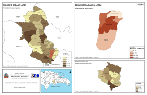 Georreferenciación del analfabetismo en Sabana Larga