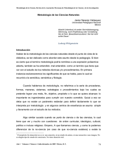 REGRESAR 1 - Asociación Mexicana de Metodología de la Ciencia