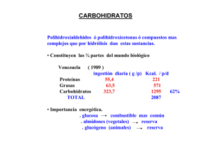 Carbohidratos - Web del Profesor