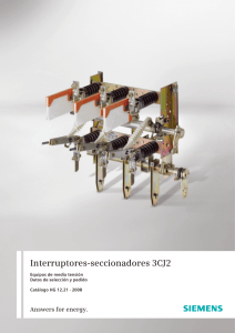 Interruptores-seccionadores 3CJ2