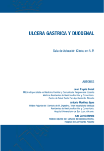 Ulcera gástrica y duodenal