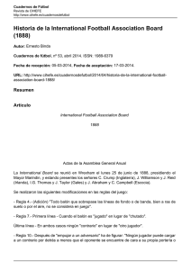 Historia de la International Football Association Board