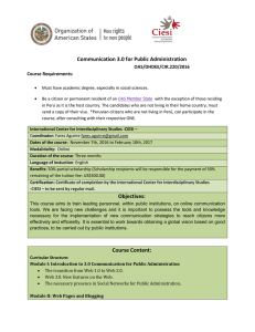 Communication 3.0 for Public Administration