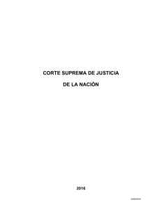 corte suprema de justicia - Ministerio de Justicia y Derechos Humanos