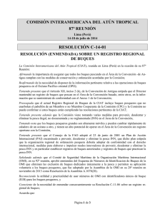resolución c-14-01 - Comisión Interamericana del Atún Tropical