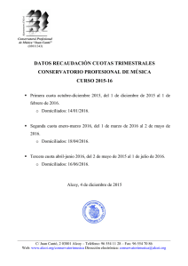 datos recaudacion cuotas trimestrales 2015-2016