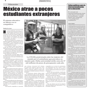 México atrae a pocos estudiantes extranjeros