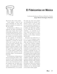 El Fideicomiso en México