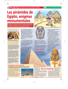 Las pirámides de Egipto, enigmas monumentales